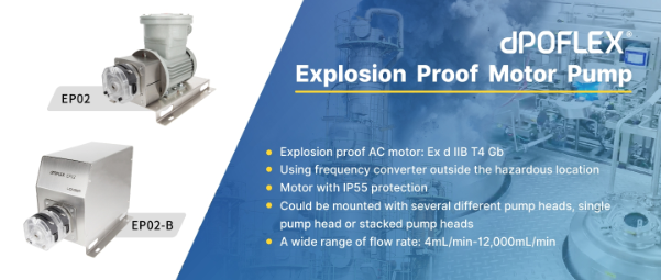 NEW dPOFLEX® Explosion Proof Motor Pump Makes Material Safer and Easier to Transfer in hazardous are