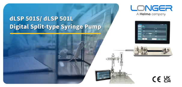 dLSP 501S/ dLSP 501L Digital Split-type Syringe Pump, a new Highest Accuracy and Precision solution